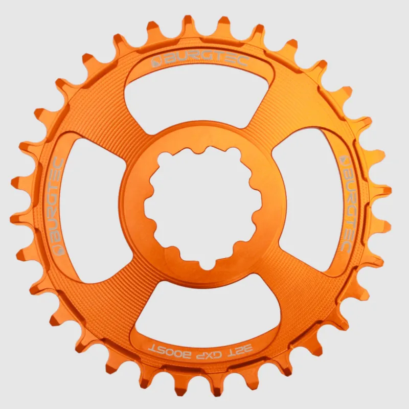 Pinion față pentru bicicleta BURGTEC GXP Boost 3mm Offset Thick Thin Chainring ­34T ­Iron Bro Orange Reduceri